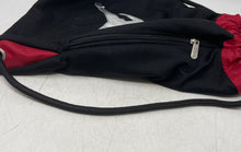 Load image into Gallery viewer, Nike Mens Air Jordan Black Red Silver Jumpman Logo Drawstring Gym Backpack
