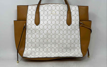 Load image into Gallery viewer, Nanette Lepore Womens White Beige Leather Pockets Double Handles Shoulder Bag
