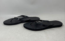 Load image into Gallery viewer, Coach Womens Abbigail Black Monogram Slip-On Flip-Flop Sandals Size 9B
