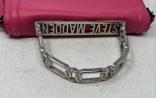 Load image into Gallery viewer, Steve Madden Womens Bginerva Pink Silver Detachable Strap Pockets Crossbody Bag
