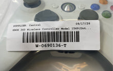 Load image into Gallery viewer, Microsoft Xbox 360 Model 1569 White Bluetooth Wireless Controller Untested
