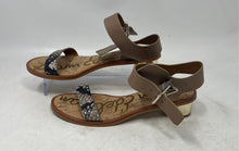 Load image into Gallery viewer, Sam Edelman Womens Trina Brown Leather Animal Print Ankle Strap Sandals Size 8M
