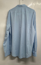 Load image into Gallery viewer, Perry Ellis Mens Light Blue Premium Slim Fit Stretch Collared Dress Shirt Size L
