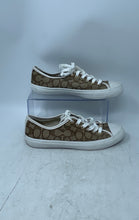 Load image into Gallery viewer, Coach Womens Empire A00980 Brown Signature Lace-Up Sneakers Shoes Size 7.5B
