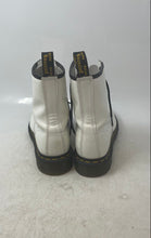Load image into Gallery viewer, Dr. Martens Womens 11822 White Round Toe Lace-Up Ankle Combat Boots Size 8
