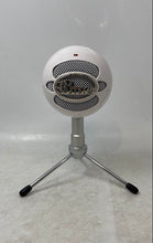 Load image into Gallery viewer, Blue Snowball Ice White Silver-Tone Tripod Stand USB Microphone Untested
