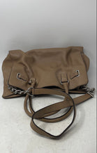 Load image into Gallery viewer, Michael Kors Womens Beige Inner Pockets Double Handle Shoulder Handbag
