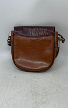 Load image into Gallery viewer, Andantini Moda Italiana Womens Brown Leather Charm Flap Crossbody Bag
