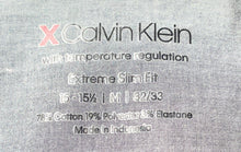 Load image into Gallery viewer, Calvin Klein Mens Blue Printed Long Sleeve Collared Button-Up Shirt Size M
