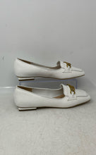 Load image into Gallery viewer, Franco Sarto Womens Tiari White Square Toe Slip-On Loafer Shoes Size 7.5M
