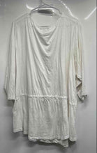 Load image into Gallery viewer, Lauren Ralph Lauren Womens White Drawstring Waist Tunic Blouse Top Size 3X
