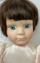 Load image into Gallery viewer, Heritage Collection Pink Brown Hair Collectible Open Eyes Fashion Porcelain Doll

