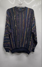 Load image into Gallery viewer, R&amp;R Casuals Mens Multicolor Printed Long Sleeve Crew Neck Pullover Sweater Sz L
