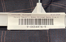 Load image into Gallery viewer, Banana Republic Womens Blue Plaid Print Flat Front Pockets Ankle Pants Size 8
