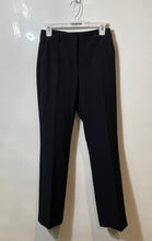 Load image into Gallery viewer, Express Womens Editor Black Flat Front Pockets Straight Leg Dress Pants Size 4R
