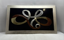 Load image into Gallery viewer, Modern Large 3D Mixed Metal Design Abstract Wall Art Home Decor Silver Frame
