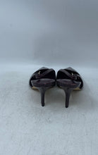 Load image into Gallery viewer, Marc Fisher LTD Womens Dorie Burgundy Leather Buckle Slingback Heels Size 8M
