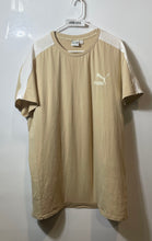 Load image into Gallery viewer, Puma Mens Khaki White Short Sleeve Crew Neck Pullover T-Shirt Size XXL
