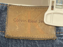 Load image into Gallery viewer, Calvin Klein Womens Blue Rinse Wash Denim Low Rider Straight Leg Jeans Size 8
