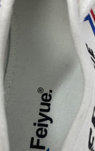 Load image into Gallery viewer, Feiyue Womens Fe Lo 1920 White Red Blue Striped Sneaker Shoes Size 7W No Laces
