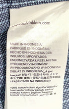 Load image into Gallery viewer, Calvin Klein Mens Infinite Blue Striped Cotton Long Sleeve Button-Up Shirt Sz XL
