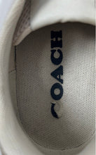 Load image into Gallery viewer, Coach Womens Clip G4966 Beige Leather Low Top Sneakers Shoes Size 8 B
