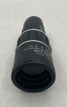 Load image into Gallery viewer, Black Day And Night 16x52 Small Field 22 Degree Lens Monocular Telescope
