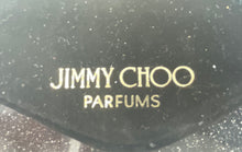 Load image into Gallery viewer, Jimmy Choo Parfums Womens Black Glitter Chain Strap Clutch Crossbody Purse
