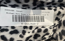 Load image into Gallery viewer, Michael Kors Womens Multicolor Printed Long Sleeve Blouse Top Size XL

