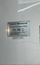 Load image into Gallery viewer, Pravette White AC 110-240V 50/60Hz Home Theater Movie Projector Not Tested
