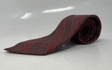 Load image into Gallery viewer, Yves Saint Laurent Mens Red Printed Silk Adjustable Pointed Tie
