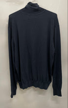 Load image into Gallery viewer, Perry Ellis Mens Blue Knitted Long Sleeve Turtleneck Pullover Sweater Size XXL
