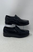 Load image into Gallery viewer, Covington Mens Drew Black Leather Round Toe Slip-On Loafer Dress Shoes Size 10W
