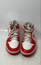 Load image into Gallery viewer, Nike Womens Air Jordan 1 Mid BQ6472-116 Red White Lace-Up Sneakers Shoes Size 11
