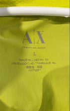 Load image into Gallery viewer, Armani Exchange Womens Green Long Sleeve Activewear Pullover T-Shirt Size Large
