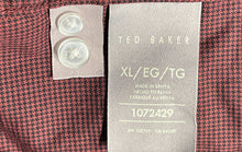 Load image into Gallery viewer, Ted Baker Mens Red Black Cotton Long Sleeve Collared Button-Up Shirt Size XL
