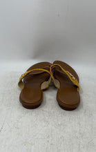 Load image into Gallery viewer, Michael Kors Womens Sidney Brown Yellow Signature Slide Sandals Size 7.5M

