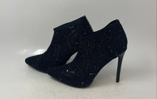 Load image into Gallery viewer, Lauren Lorraine Womens Black Rhinestone Pointed Toe Pull-On Ankle Booties Sz 8.5
