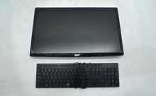 Load image into Gallery viewer, Acer S211HL Black 21.5 Inch Ultra-Slim LCD Computer Monitor With Dell Keyboard
