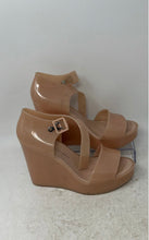Load image into Gallery viewer, Melissa Womens Mar Beige Open Toe High Wedge Heel Platform Sandals Size 8
