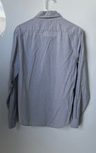 Load image into Gallery viewer, Banana Republic Mens Gray Cotton Spread Collar Long Sleeve Button-Up Shirt Sz S
