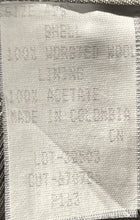 Load image into Gallery viewer, Claiborne Mens Gray Houndstooth Print Wool Three-Button Suit Jacket Size 42S

