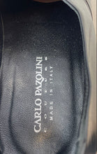 Load image into Gallery viewer, Carlo Pazolini Mens Black Leather Round Toe Slip-On Shoes Size EU 42
