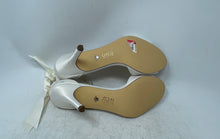 Load image into Gallery viewer, Nina New York Womens Vinnie White Stiletto Heel Ankle Strap Sandals Size 9.5M

