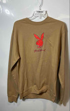Load image into Gallery viewer, Playboy Mens Brown Crew Neck Long Sleeve Pullover Sweatshirt Size Medium

