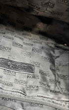 Load image into Gallery viewer, Michael Kors Womens Beige Black Signature Print Double Handle Lined Tote Bag
