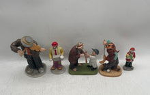 Load image into Gallery viewer, Lot Of 5 Pcs Flambro Multicolor Porcelain Mixed Variety Circus Clown Figurines

