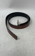Load image into Gallery viewer, Viley Mens Black Leather Perforated Design Adjustable Pin-Buckle Dress Belt
