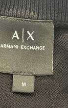Load image into Gallery viewer, Armani Exchange Mens Black Long Sleeve Knitted Pullover Sweater Size M
