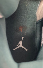 Load image into Gallery viewer, Nike Boys Air Jordan 4 FQ8213-103 White Green Lace-Up Sneakers Shoes Size 5.5Y
